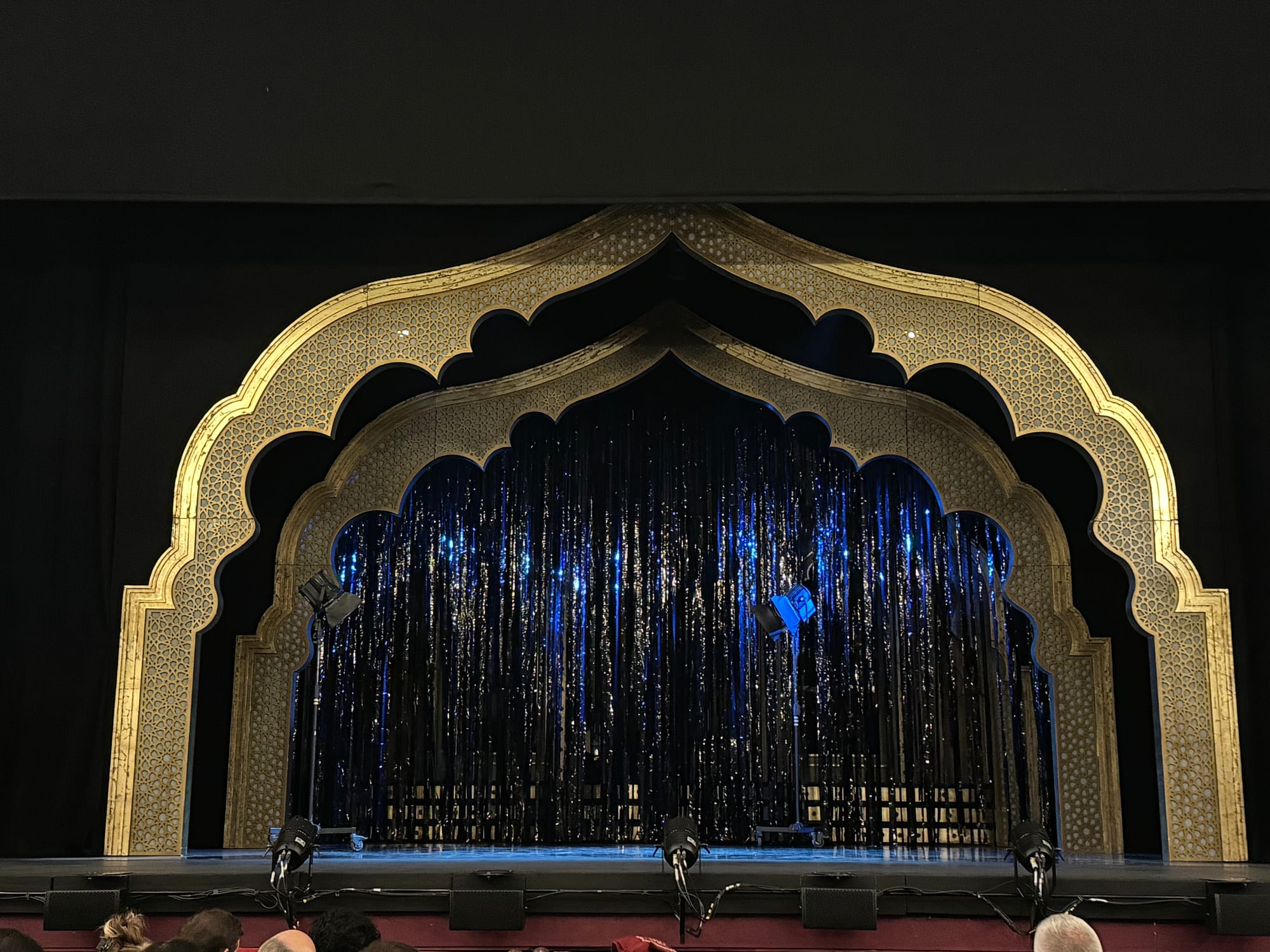 The stage at the Alhambra theatre.