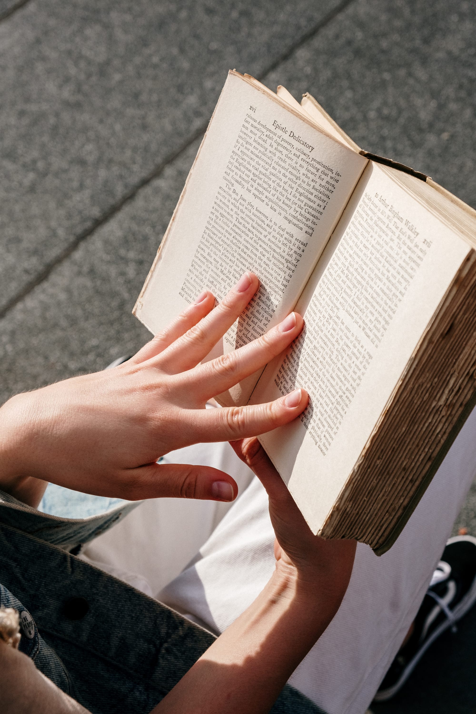 An open book